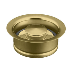 KOHLER 087206945779 Garbage Disposal Flange with Stopper Vibrant Polished Brass K-11352-PB