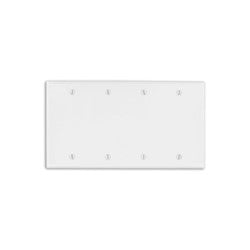 Leviton 88064 Leviton Faceplate, Blank, 4 Gangs, Replacement MPN