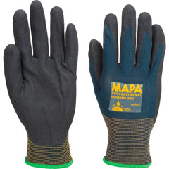 MAPA Professional 500417 Ultrane 500 Grip & Proof Nitrile Palm Coated Gloves Lt Weight 1 Pair Size 7