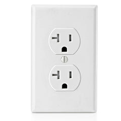 Leviton T5820-W Tamper-Resistant Duplex Receptacle 20A 125V NEMA 5-20R