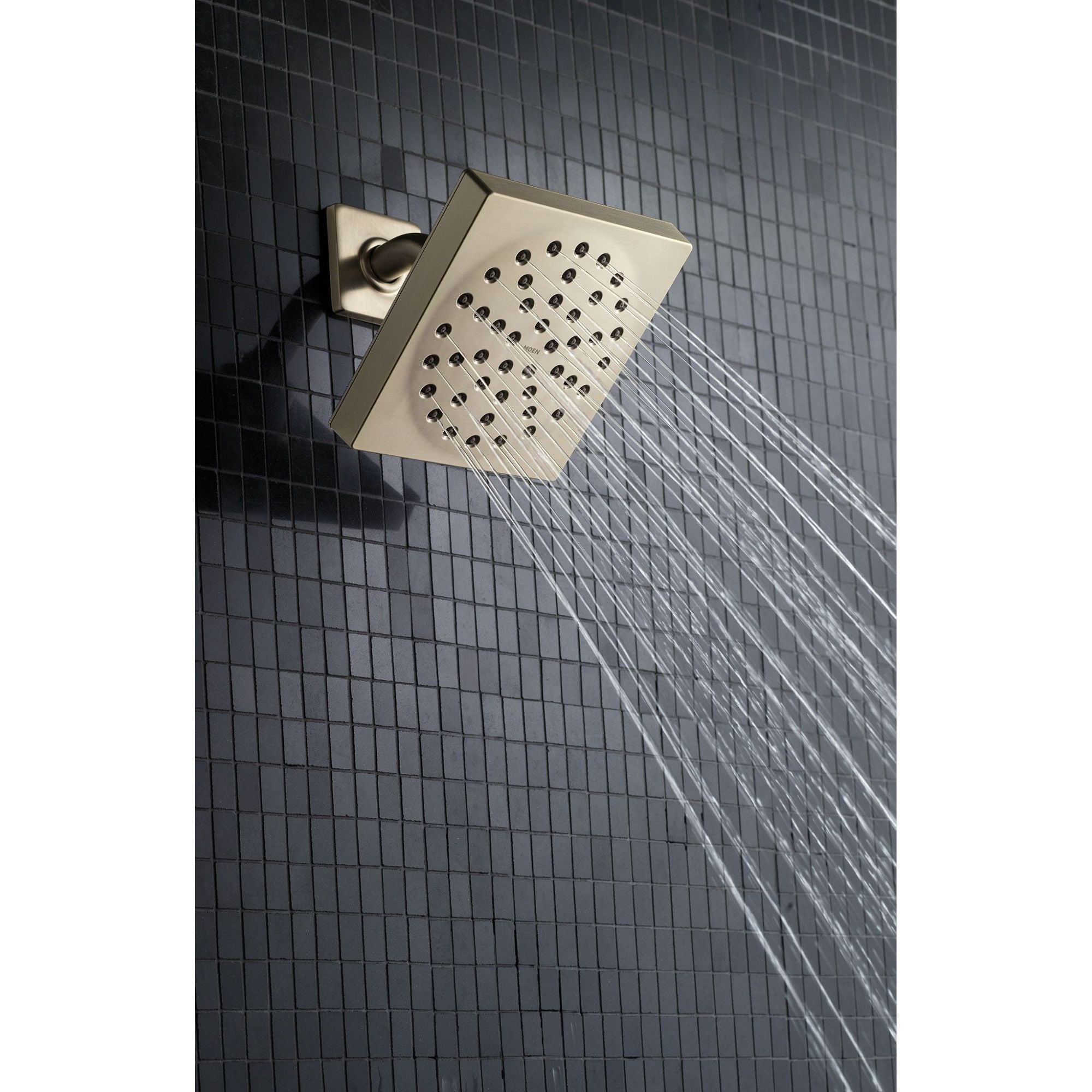 Moen S6340EPBN 90 Degree Single Function Showerhead in Brushed Nickel