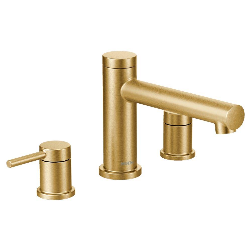 Moen T393BG Align Two Handle Roman Tub Faucet in Brushed Gold