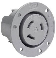 Pass & Seymour L630FO Locking Flanged Receptacle Outlet 30 Amp 250 Volt NEMA L6-30R