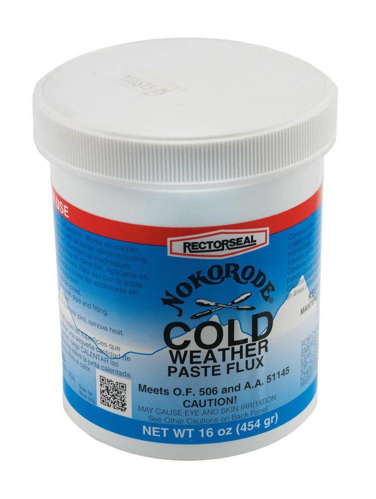 Rectorseal 14730 Nokorode Cold Weather Paste Flux, 1 lb. - Flux Nokorode 1 Lb.