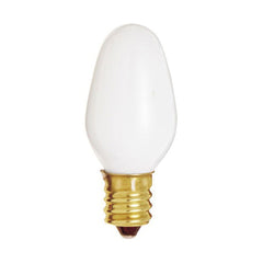 SATCO S3692 Dimmable Specialty Incandescent Lamp 7 W E12 Candelabra C7 Shape