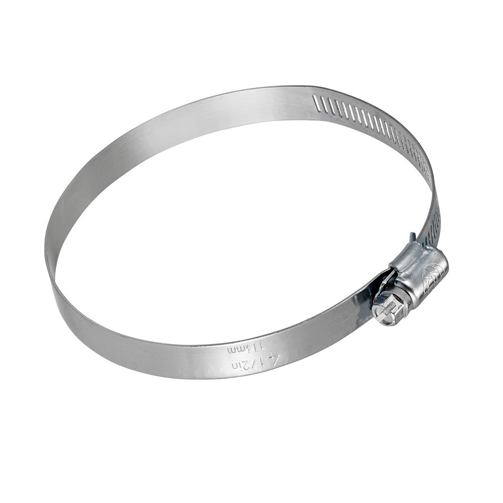 True Value 284L Lambro Worm Gear Clamp, Galvanized, 4-In.