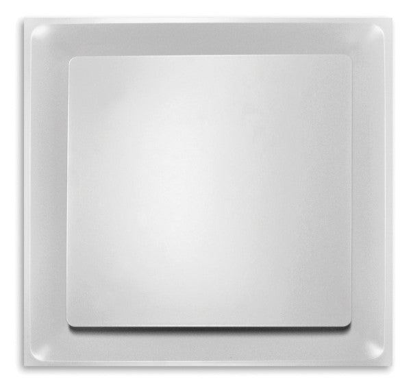 TRUaire 2000PD/10 1-Plate Step-Down Supply Diffuser, 10 in Neck, 24 x 24 in, Square, 24 ga Steel