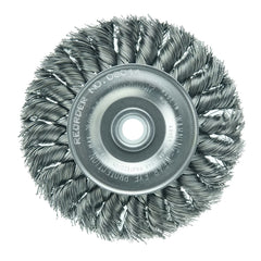 Weiler 08044 Wheel Brush 4 in Diameter 1/2 to 3/8 in Arbor Hole