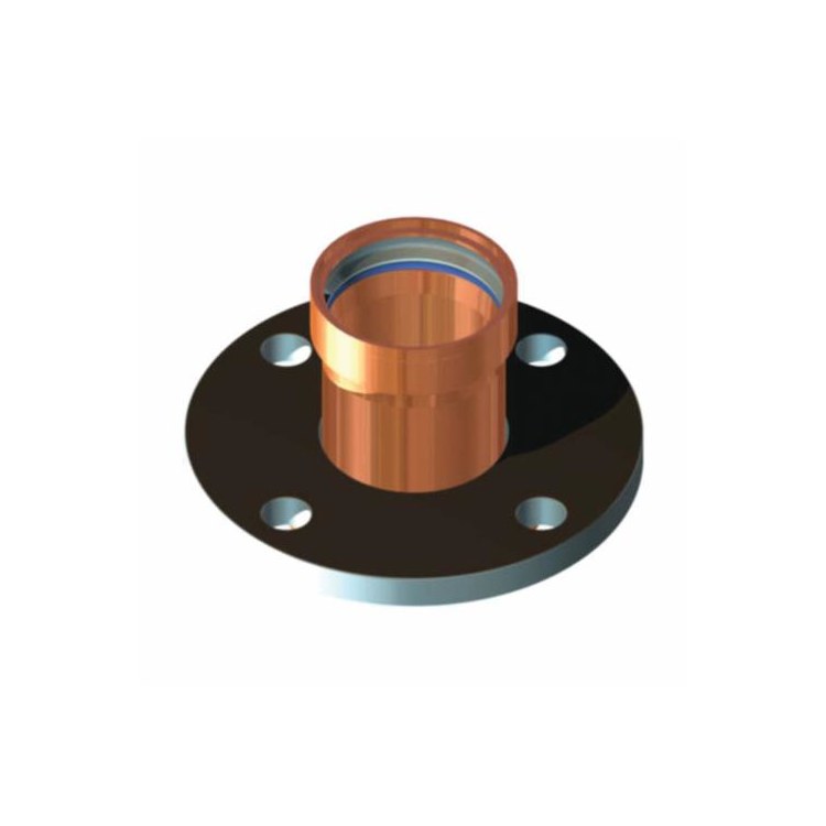 Apollo 10061763 Flange 8771 Large Diameter 2-1/2 Inch Press Copper