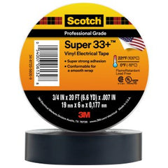 3M 33-SUPER-3/4X20FT Vinyl Electrical Tape 600 Volt 20 Foot