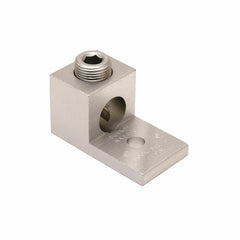 BURNDY KA40U Aluminum Universal Terminal, 1 Hole, 300-800 kcmil, 1/2 Stud, 1 Screw, Al/Cu Rated, Tin Plated