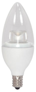 SATCO S8952 4.5W B11 Dimmable LED Light Bulb with Candelabra Base