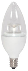 SATCO S8952 4.5W B11 Dimmable LED Light Bulb with Candelabra Base