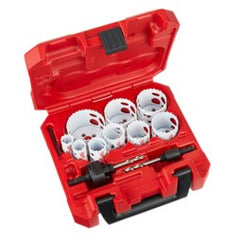 Milwaukee 49-22-4025 General Purpose Hole Dozer Bi-Metal Hole Saw Kit 13 Piece