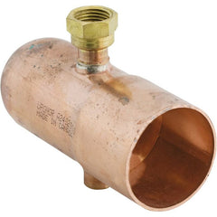 Uponor A2402000 End Cap Spun End with Drain and Vent 2 Inch Copper Sweat A2402000