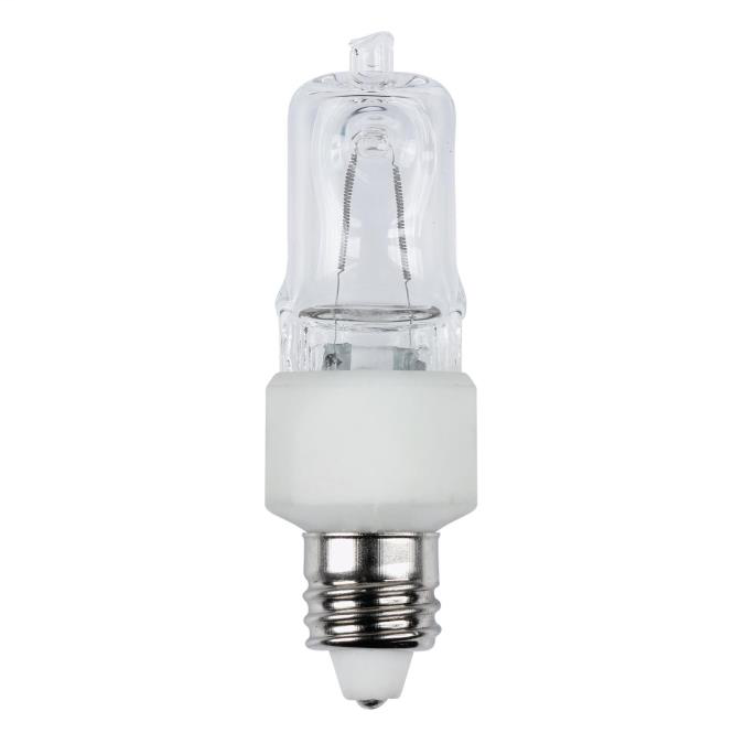 Westinghouse 0442300 Halogen Lamp, T4, 50 W, Clear (2900K), E11 (Mini-Can) Base, Single-Ended