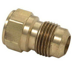 BrassCraft 46-10-12 Flare x FIP Reducing Adapter, 5/8 x 3/4 in, Brass