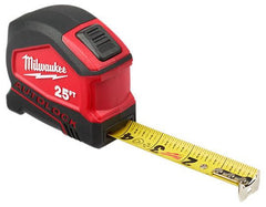 Milwaukee 48-22-6825 Compact Auto Lock Tape 25 ft Nylon Bond