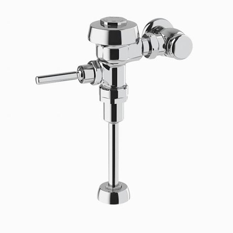 Sloan 3912633 Flushometer Royal 186-0.125 0.125 Gallons per Flush Polished Chrome Top 3/4 Inch ADA Manual Exposed for Urinal