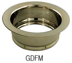 BHC GDFM-FB Flat Black Metal Garbage Disposal Flange for InSinkErator, Emerson, Kenmore and Granger Disposal