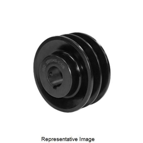 IDC Select 2BK034H Multiple Groove Sheave H Type Bushing 2 Grooves Suitable For Use With 3L 4L 5L A & B Belts