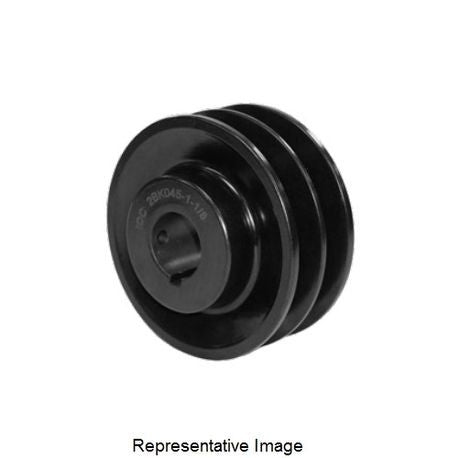 IDC Select 2BK050H Multiple Groove Sheave, H Type Bushing, 2 Grooves, Suitable For Use With 3L, 4L, 5L, A & B Belts