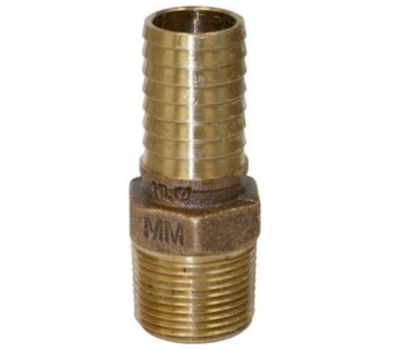 Merrill Manufacturing RBMANL125 1-1/4 No-Lead Bronze Male Adapter with Hex