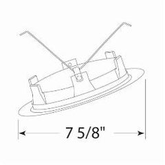 Acuity Brands 610W-WH TRIM WH RD REGSD ABLIT JUNO