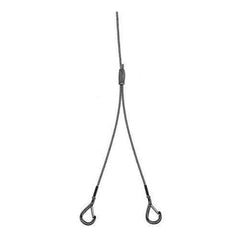 Lithonia Lighting IBAC120M20 Adjustable Aircraft Cable Hanging Kit with Hook 10 ft L