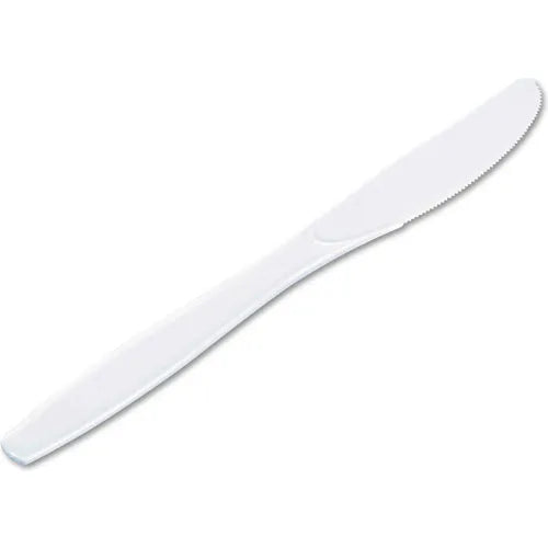 Dixie DXEKH217 Knives, Plastic, White, 1000/Carton