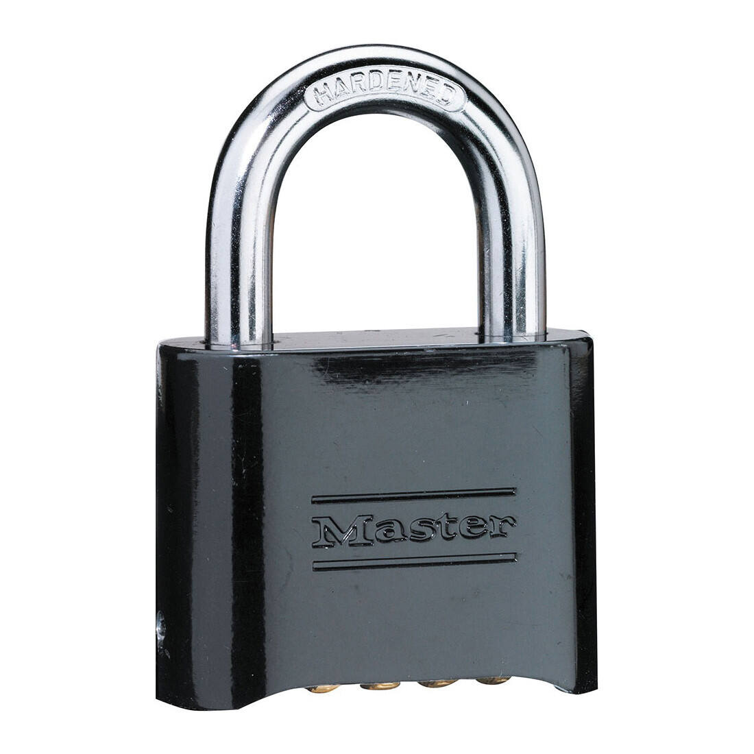 Master Lock 178BLK Combination Resettable Safety Padlock - Black