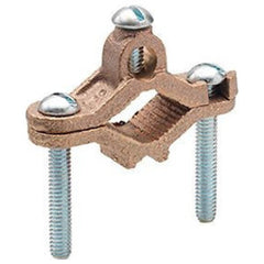 Bridgeport Fittings 1307-B 1/2 to 1 Inch Brass Bare Wire Ground Clamp Bulk