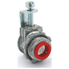 Bridgeport Fittings 561-DCI2 Strap-Type Single Screw Cable Connector Zinc Die Cast Insulated 105°C AC/MC Cable 3/4 in.