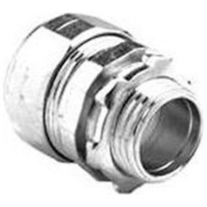 Bridgeport Fittings 3002-US 1 Inch USA Made Steel Rigid Compression Connector