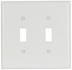 Eaton 2039W CWD 2G WHT SWITCH PLATE