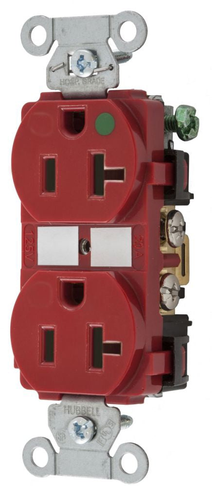 Hubbell 8300RED HUBW 8350RED 125 Volt 20 Amp Replacement MPN