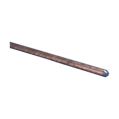 Erico 611380 Electrolytic Copper Coating Copper Bonded Steel Pointed Ground Rod 1/2-Inch x 8-ft