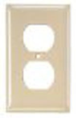 Hubbell P8 HUBW WALLPLATE 1-G DUP IV 1G IV DPLX RCPT PLATE