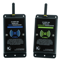 IO HVAC Controls IO-WRP Wireless Relay Plus Kit, (2) 4-Channel Transceivers, Base Module 3 Transmitting Channels / 1 Receiving Channel, Satelite Module 3 Receiving Channels / 1 Transmitting Channel