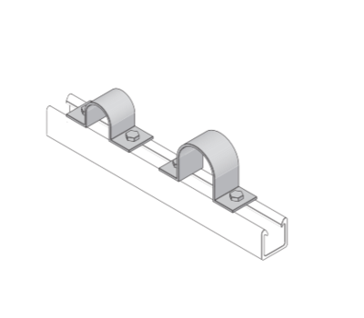 POWER-STRUT PS200-10 Power-Strut 1-5/8 x 1-5/8 in. x 10 ft. 12 Gauge Steel Solid Channel