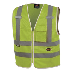 Pioneer V1025260U-4XL Mesh 8-Pocket Safety Vest 4X-Large