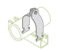 Phoenix Support Systems SCC0150CP 1-1/2 in. Zinc Dichromate Copper Tubing Strut Clamp