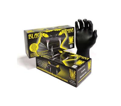 Black Mamba Gloves BLK-110 Nitrile Disposable Gloves Power Size M