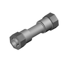 Central Plastics 10000446 2 in. Comp Steel Coupling