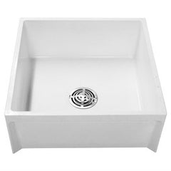 Fiat MSB2424100 Service Basin 24x24x10 Inch Single Bowl Mop White