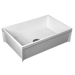 Fiat MSB3624100 Service Basin 36 x 24 x 10 Inch Single Bowl Mop White