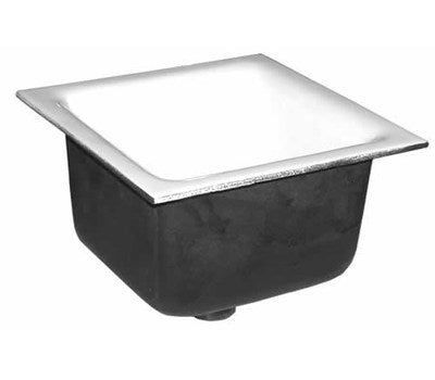 JAY R. SMITH 320-12 Cast Iron 1-Piece 1/2 Grate for Acid-Resistant Enamel Floor Sink