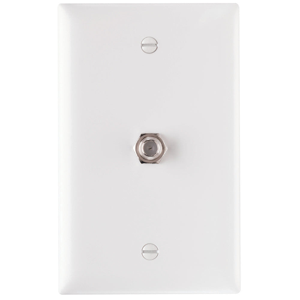 Legrand TPCATVW TPCATV-W 1-Gang Wallplate, Wall Mount