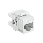 Leviton 6110G-RW6 eXtreme Cat6A QuickPort Jack, Channel-Rated, White