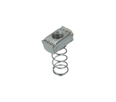 PHOENIX SUPPORT SYSTEMS CNR30037EG 3/8 in. - 16 Electrogalvanized Steel Channel Nut with Regular Spring